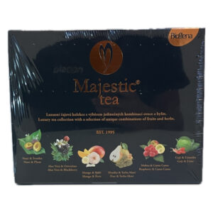 Biogena Majestic Tea MAXI 6 druhov čajov po 10 nálevových vrecúšok (150 g)