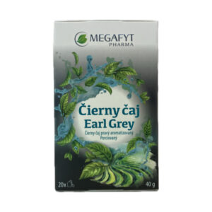 MEGAFYT Čierny čaj Earl Grey porciovaný čaj 20x2 g (40 g)