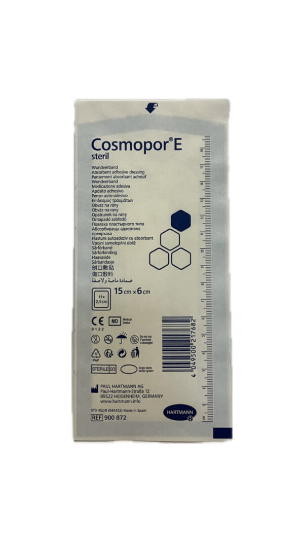 COSMOPOR E STERIL náplasť sterilná s mikrosieťkou (15x6 cm) 1x25 ks - Image 2