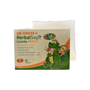 Dr.Theiss HerbalSept Kids HRDLO Lízanky 1x6 ks