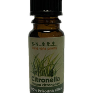 Esenciálny olej Citronella – Oleum citronellae. Objem: 10 ml