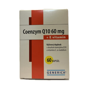 GENERICA Coenzym Q10 60 mg + E vitamin cps 1x60 ks