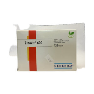 GENERICA Zinavit 600 s pomarančovou arómou tbl (vitamín C + Zinok) 1x120 ks