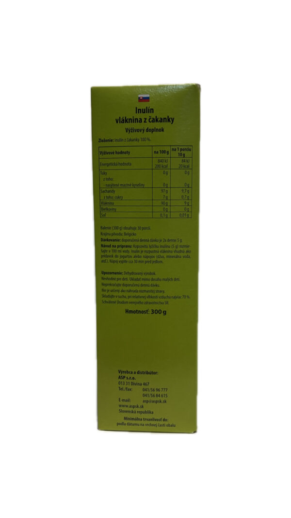 asp INULÍN vláknina z čakanky v prášku 1x300 g - Image 3