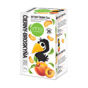 FYTO DETSKÝ ČIERNY ČAJ BROSKYŇA 20 X 1,5 G (25 G)