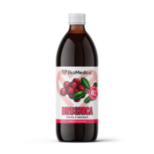 Šťava BRUSNICA EkoMedica 500 ML