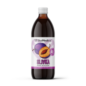 Šťava SLIVKA EkoMedica 500 ML